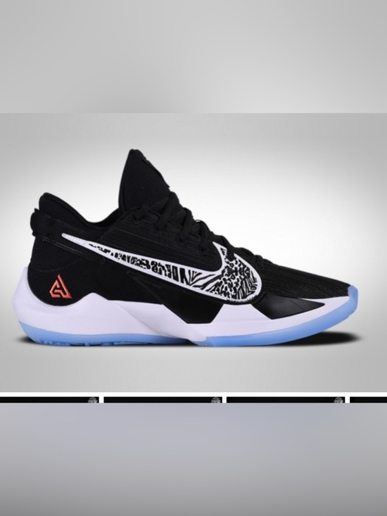 NIKE ZOOM FREAK 2 BLACK WHITE GIANNIS ANTETOKOUNMPO